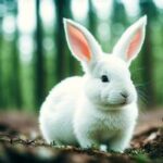 rabbit-in-the-forest-at-sunset-animal-in-nature-easter-bunny-wildlife-scene-generative-ai-photo